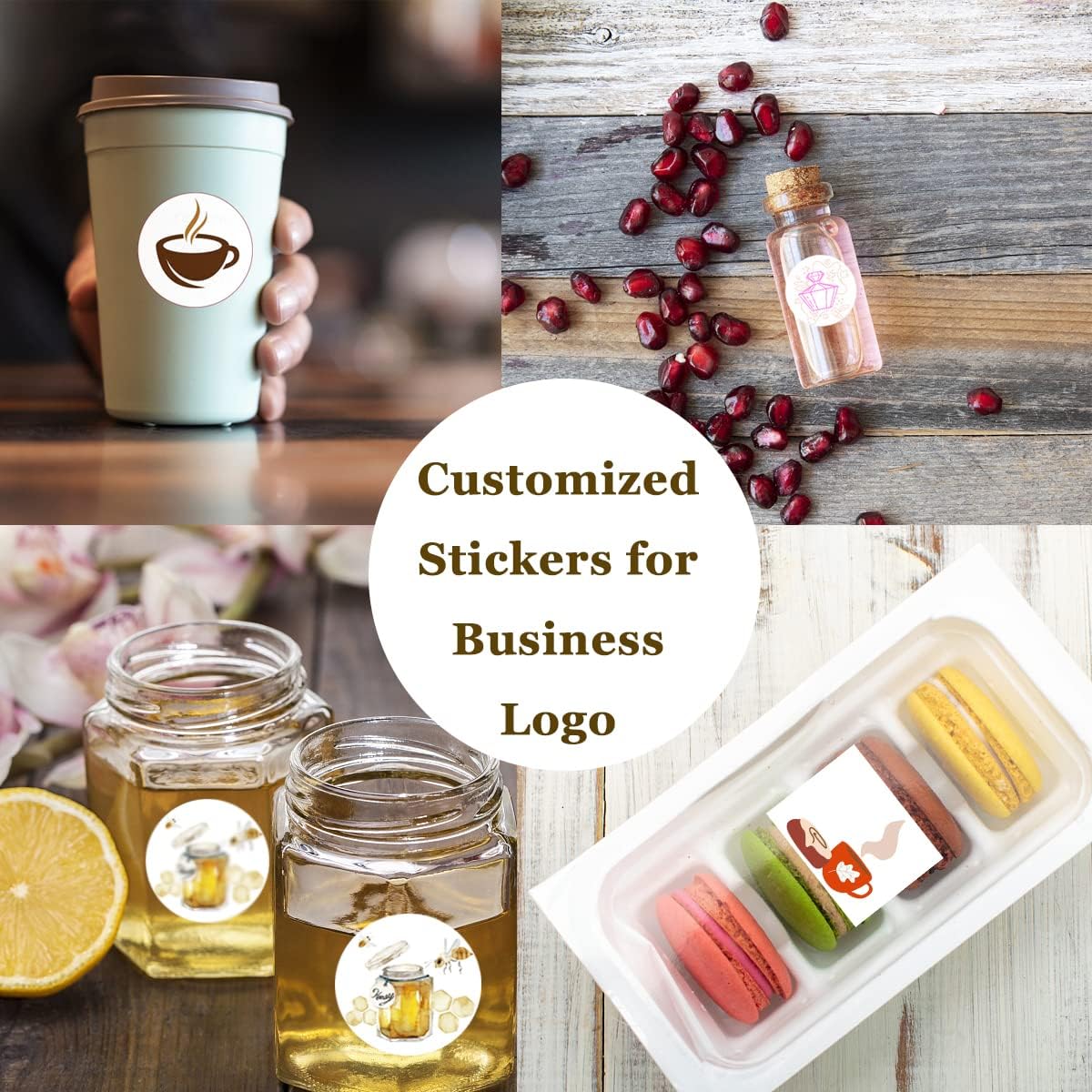 Custom Stickers 70-1000 Personalized Labels for Birthday Party Wedding, Customized Stickers for