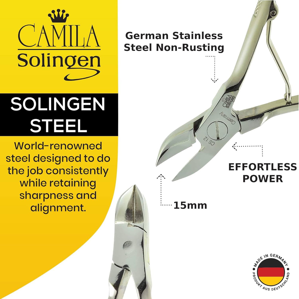CS12-CS18 Professional 4" Fingernail Toenail Nipper/Clipper/Cutter Manicure and Pedicure Heavy Duty