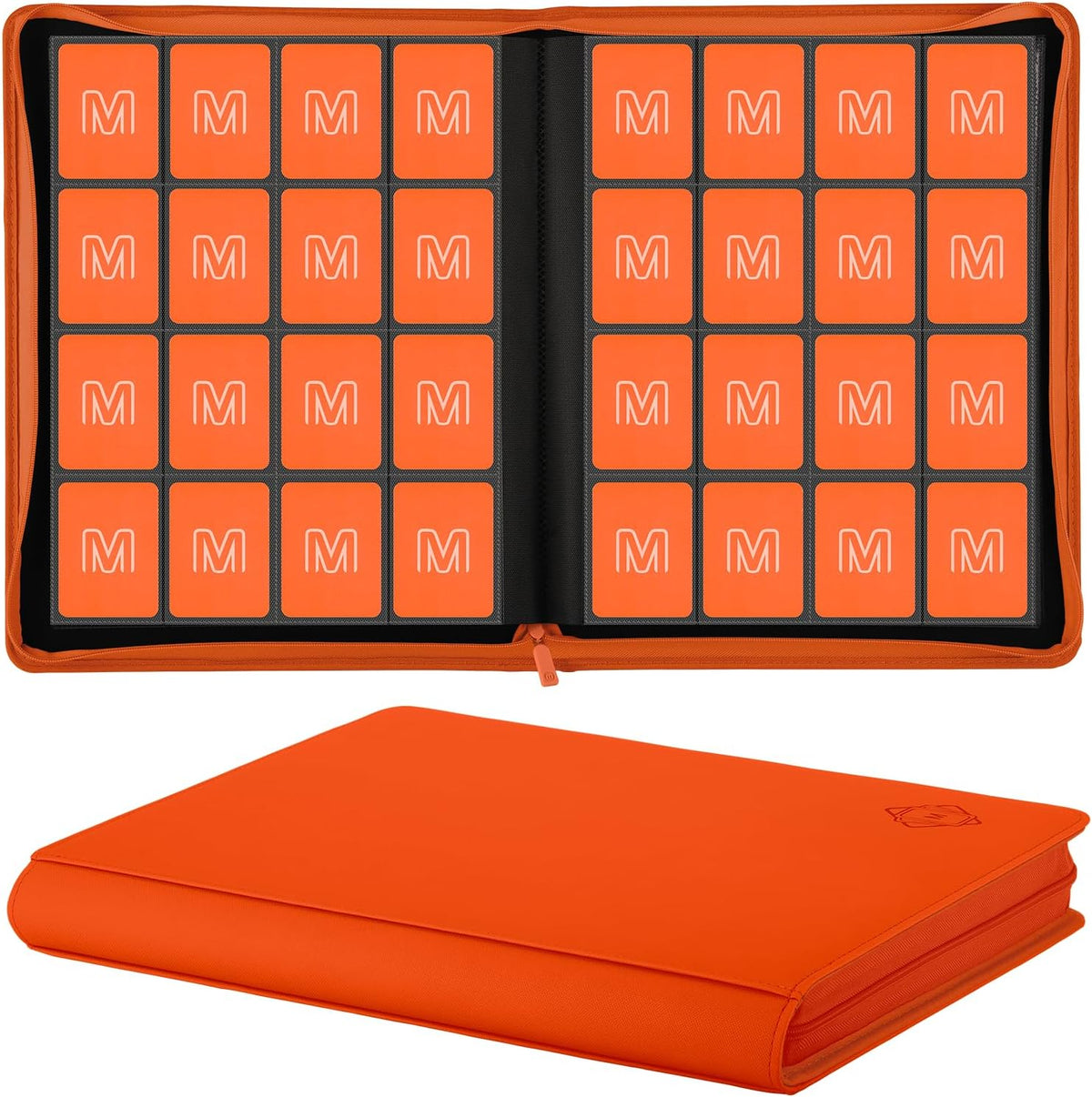 Premium Card Binder 16 Pocket,Trading Card Binder Holds up to 1000+Cards Sturdy Card Collection
