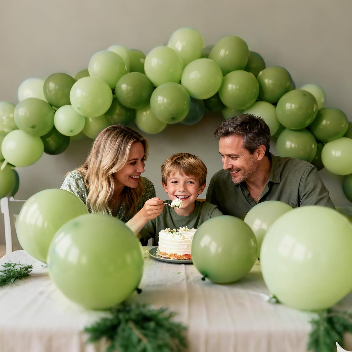 110pcs Olive Green Balloon 12 Inch, Olive Green Latex Balloons for Birthday Party Baby Shower