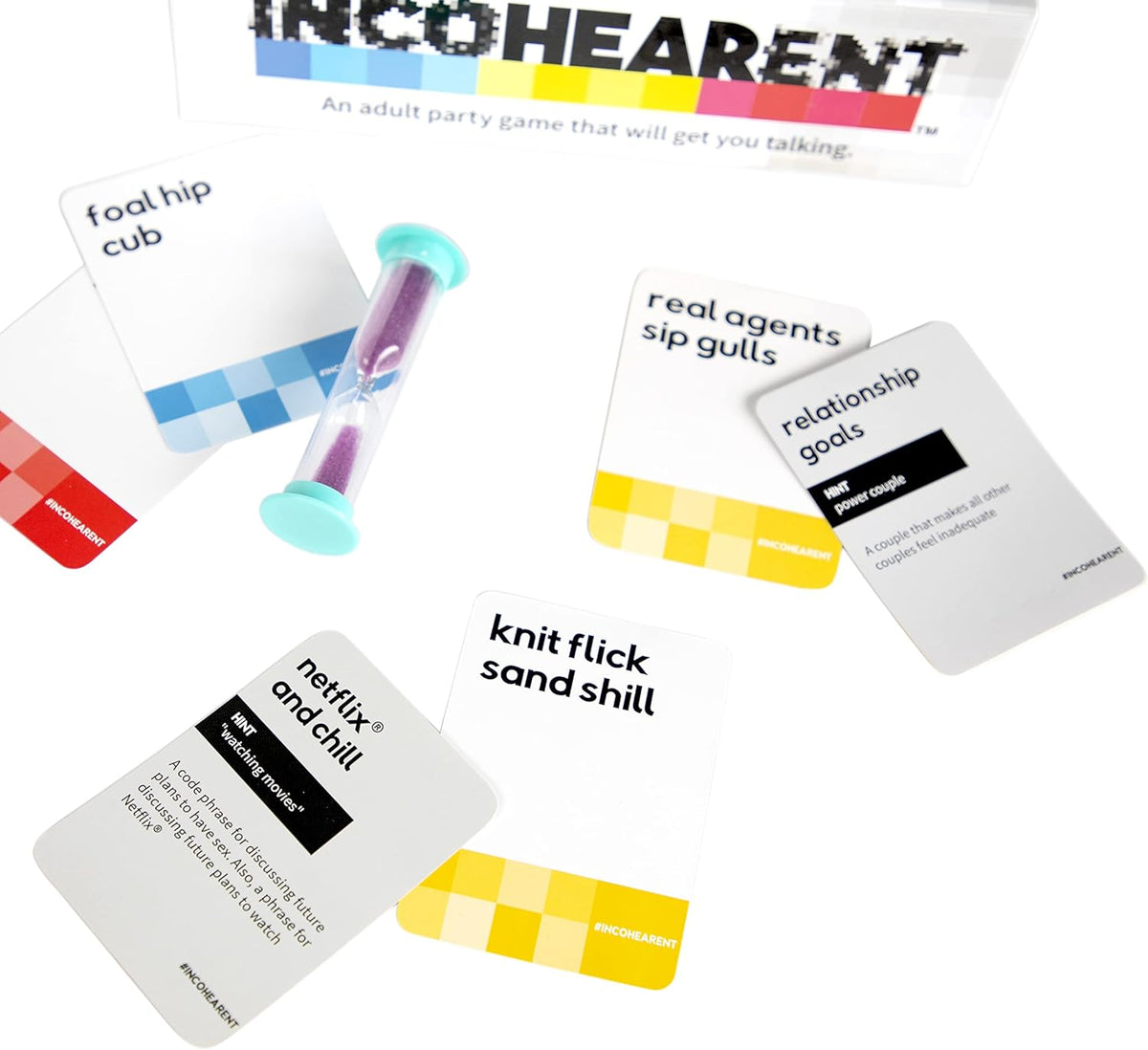 WHAT DO YOU MEME? Incohearent, The Guess The Gibberish Party Game by Relatable, A Funny Card Game