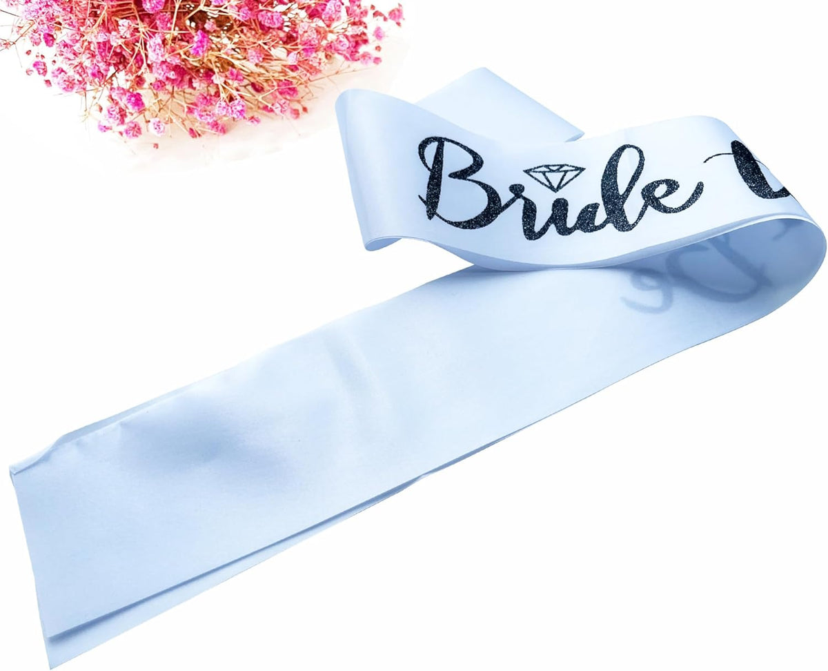 Bride to Be Sash, Bachelorette Party Sash for Bridal Shower Wedding Party Favors Accessories
