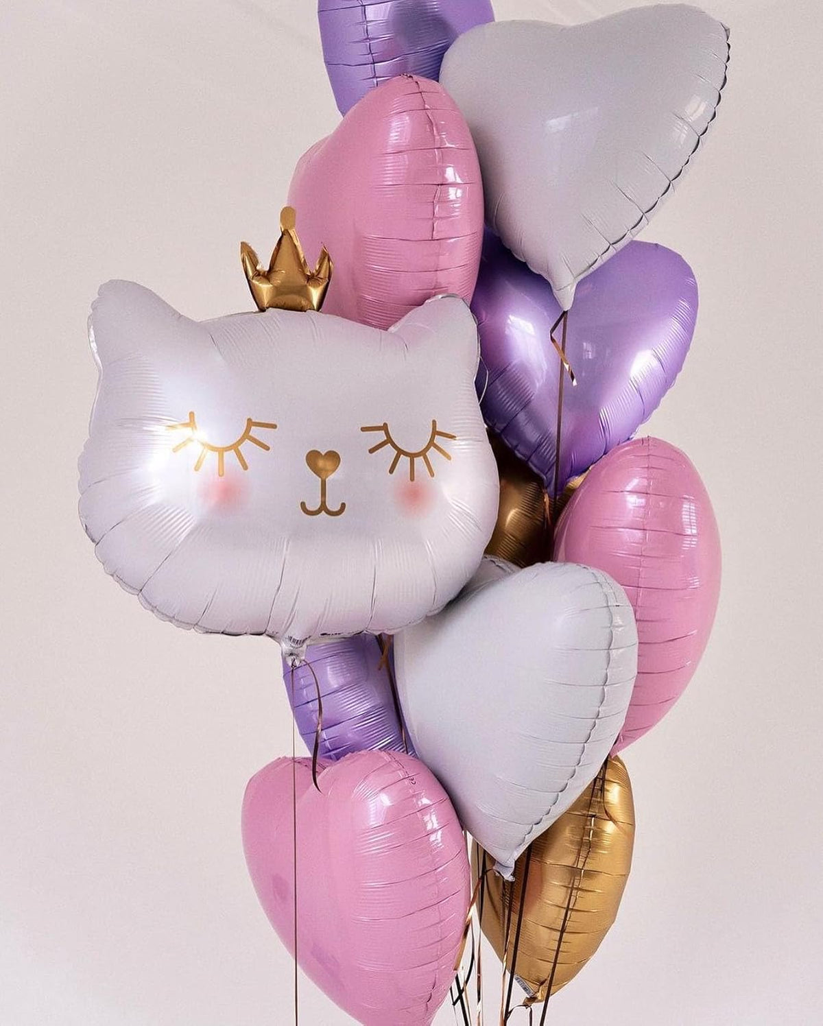 Pink Heart Shaped balloons Pack of 12,18 Inch Silver Love Valentine Balloons Purple Heart Romantic