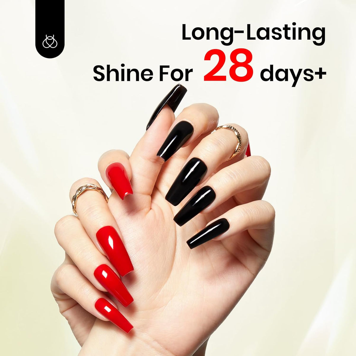 Beetles Gel Top Coat Base Coat Cuticle Oil Set, 3Pcs 15ml No Wipe Top Coat Gel Nail Polish Glossy