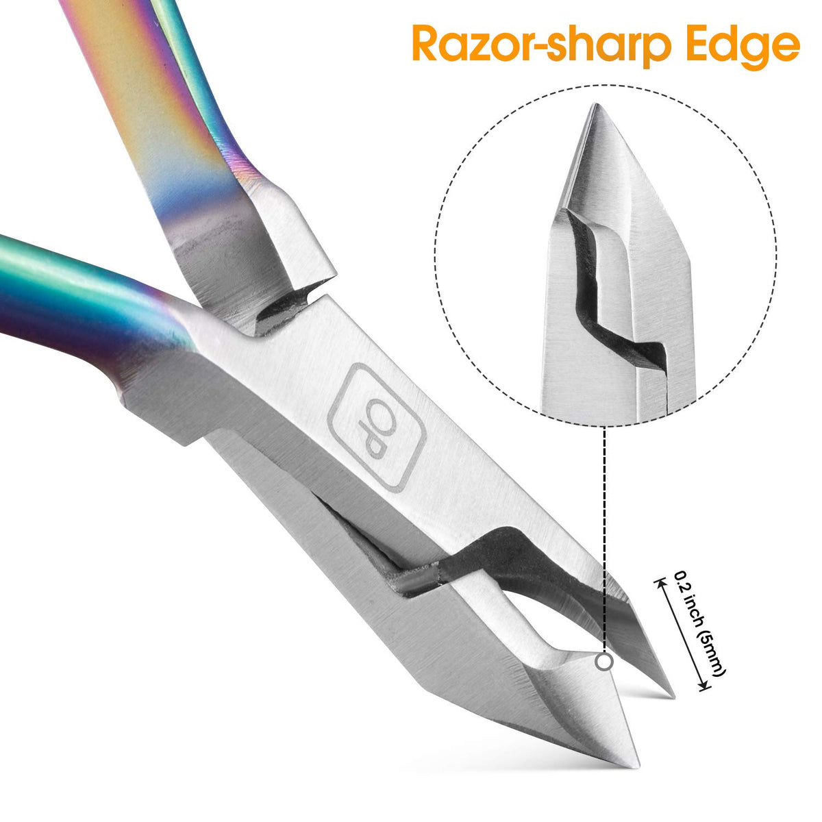 Cuticle Trimmer-opove Cuticle Remover Cuticle Nipper Professional Stainless Steel Cuticle Cutter