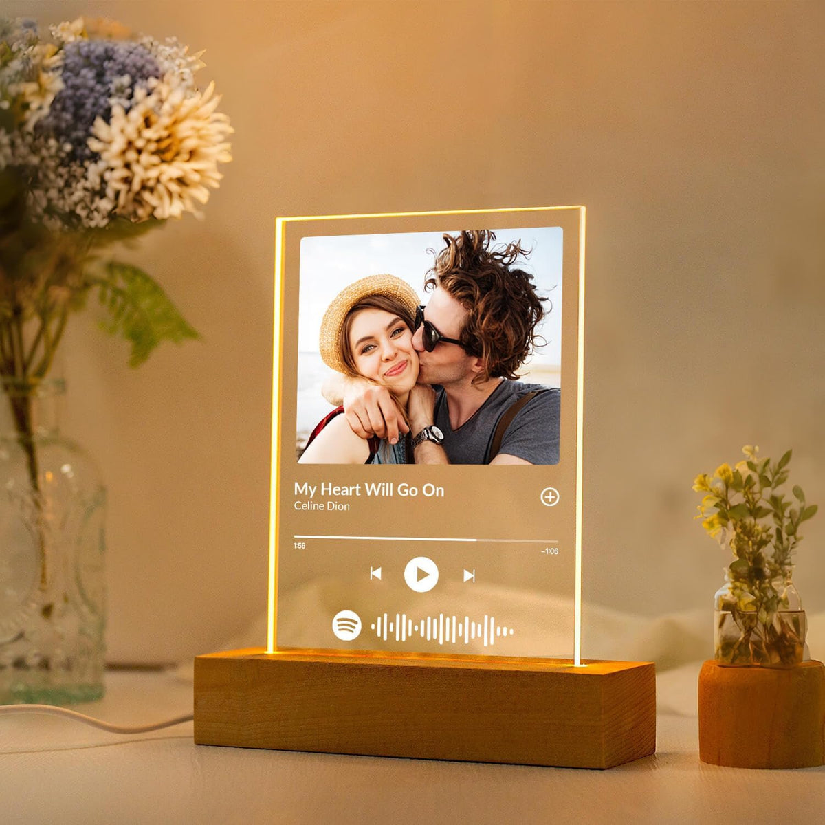 Custom Spotify Plaque, Customized Acrylic Song Plaque/Glass Album Cover, Custom Music Picture