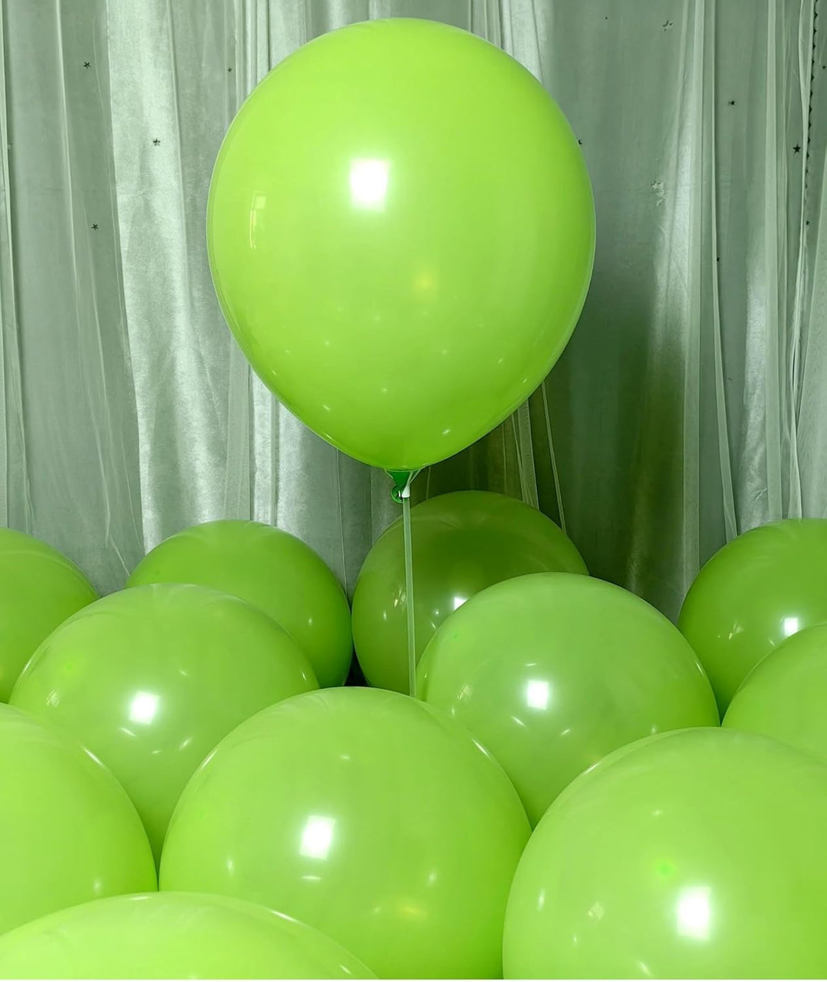 90 Pack Light Green Balloons 18 inch Green Latex Big Balloons for Party Decorations and Events