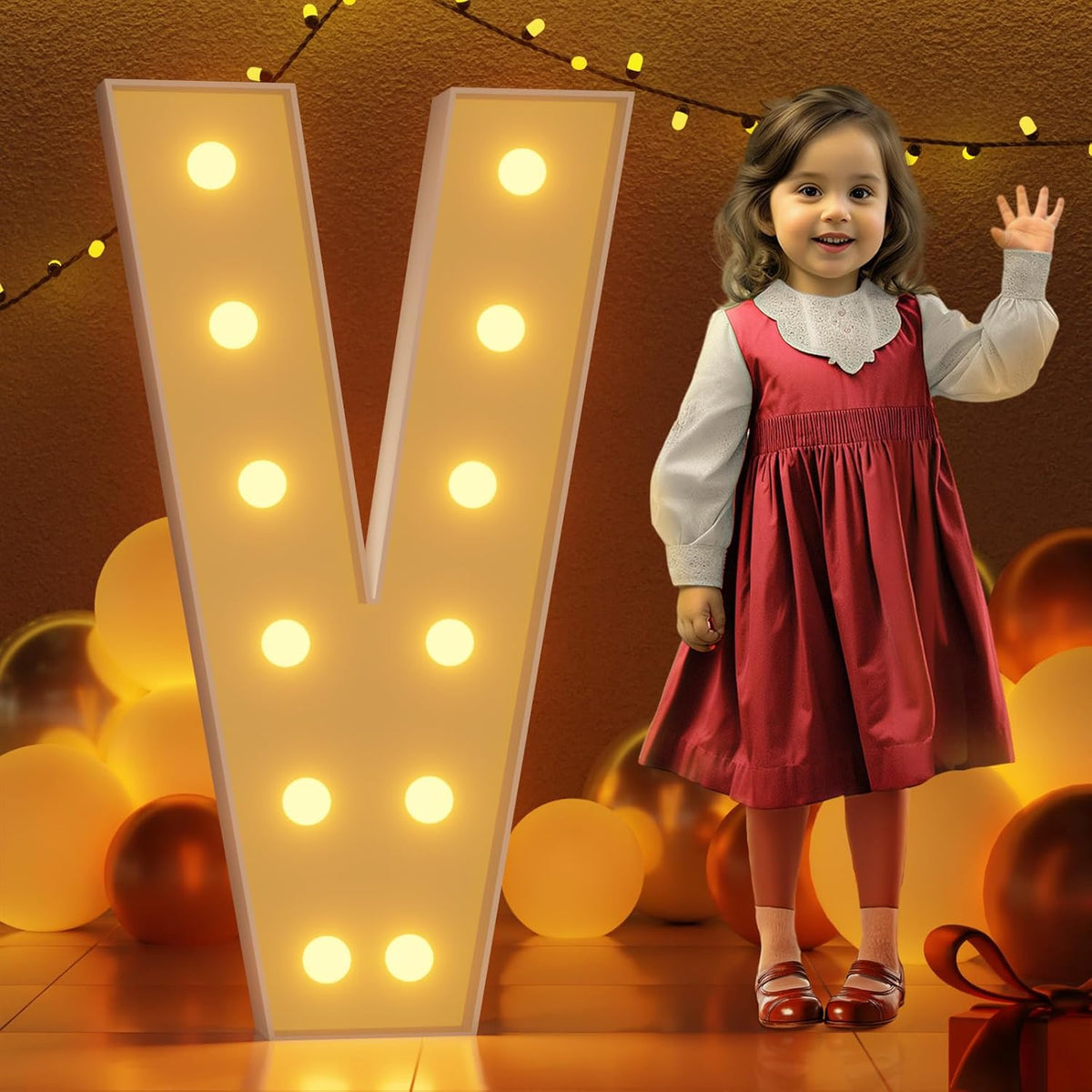 Marquee Letters 4 Feet Tall Large Light Up Letters V Happy Birthday Decorations Marry Me Engagement