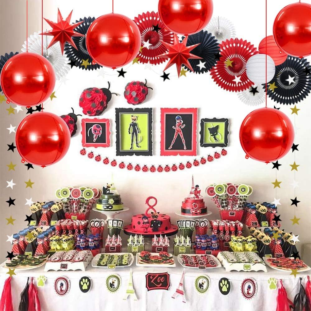 10 pcs Red 4D balloon, 10 inch Foil Mylar Sphere Balloon for Birthday Party,Wedding,Valentine's
