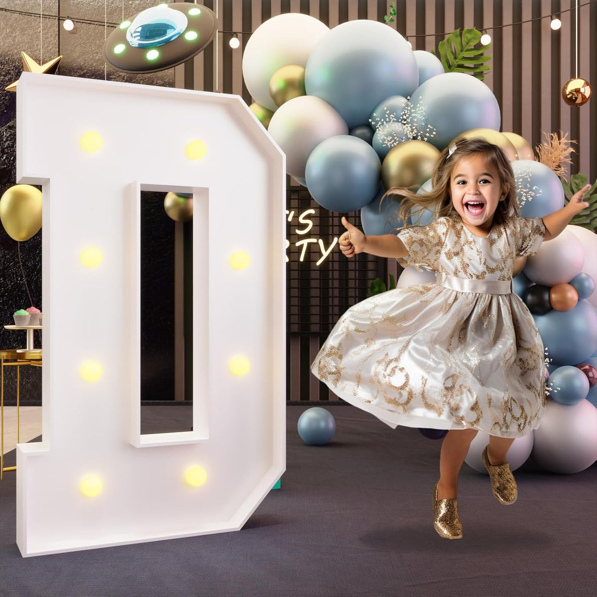 imprsv Marquee Light Up Letters, 3FT Marquee Letters for Birthday Baby Shower Wedding Decorations