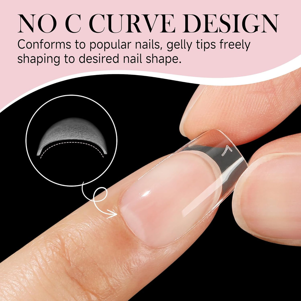 Short Square Nail Tips Gel: 360Pcs Full Cover Short Square Press On Nails Pre-buff Fake Acrylic