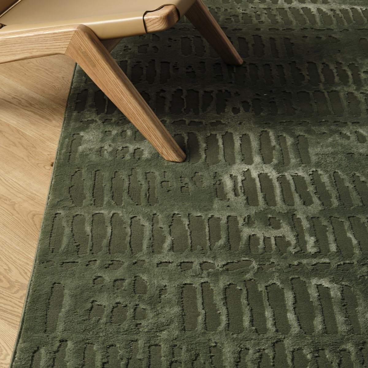 Revival Rugs Shell 10'6" x 14'3" Washable Area Rug for Living Room Bedroom - 100% Recycled Oeko-TEX