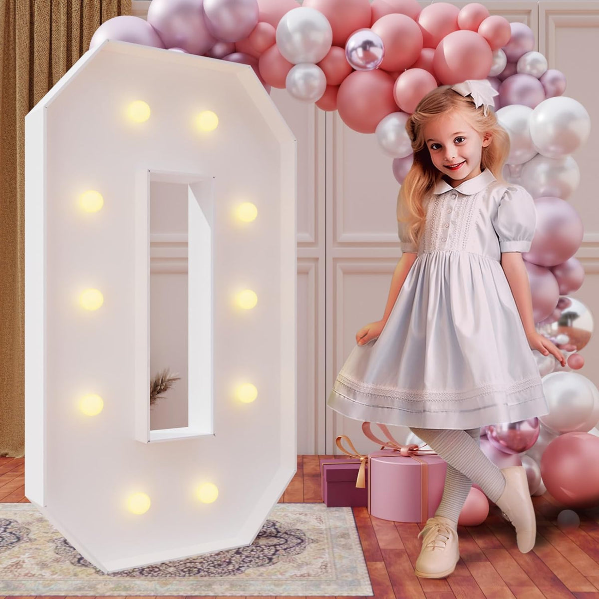 imprsv 4FT Marquee Light Up Letters for Birthday Party Decorations Large Marquee Letters for