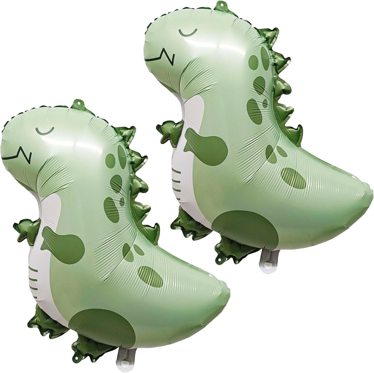 2PCS Matte Dinosaur Animal Balloons Cute inflatable dinosaur Foil Balloons for Dinosaur themed