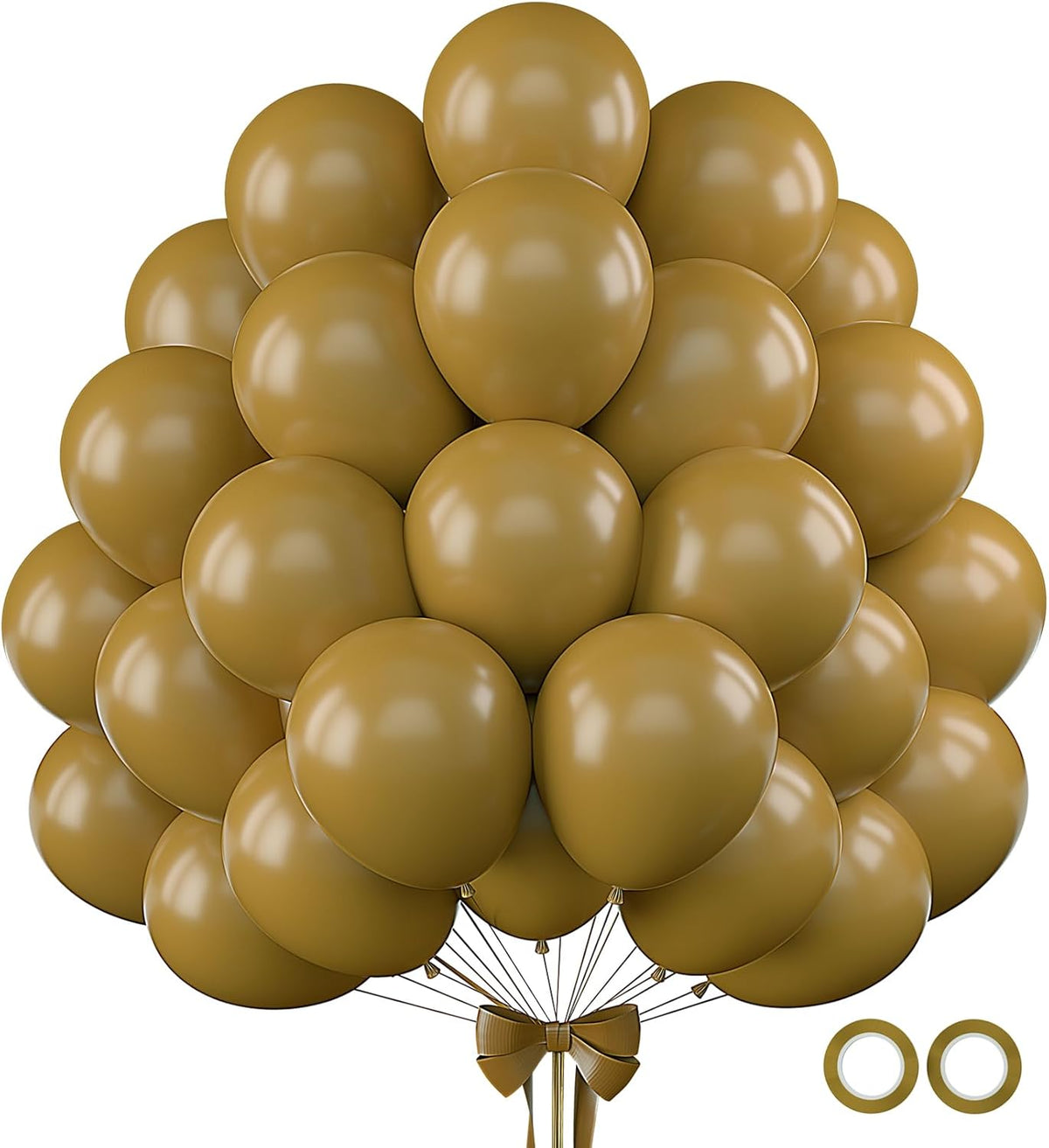 110pcs Brown Balloons 12 Inch Latex Balloon Arch Kit for Birthday Baby Shower Anniversary