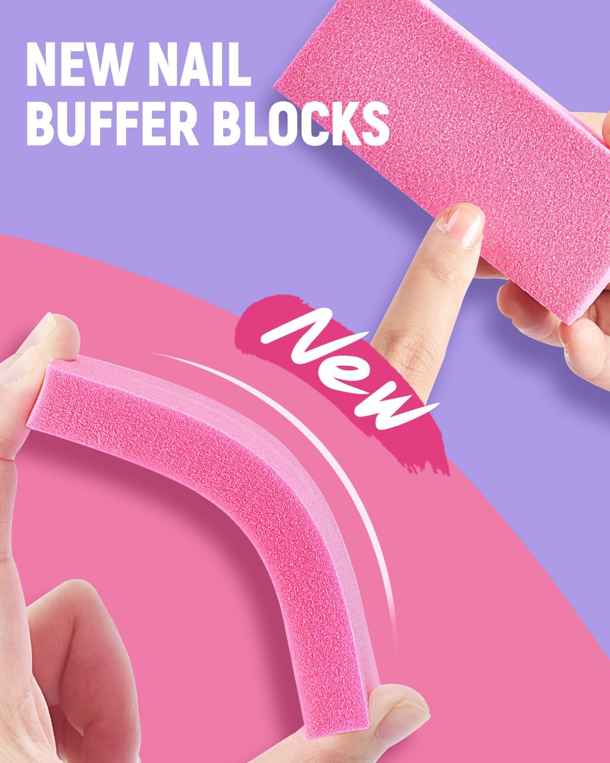 MORGLES Cuticle Remover Kit, 100/180 Nail File and Nail Buffer Blocks, 1 Pcs Rose Cuticle Oil and