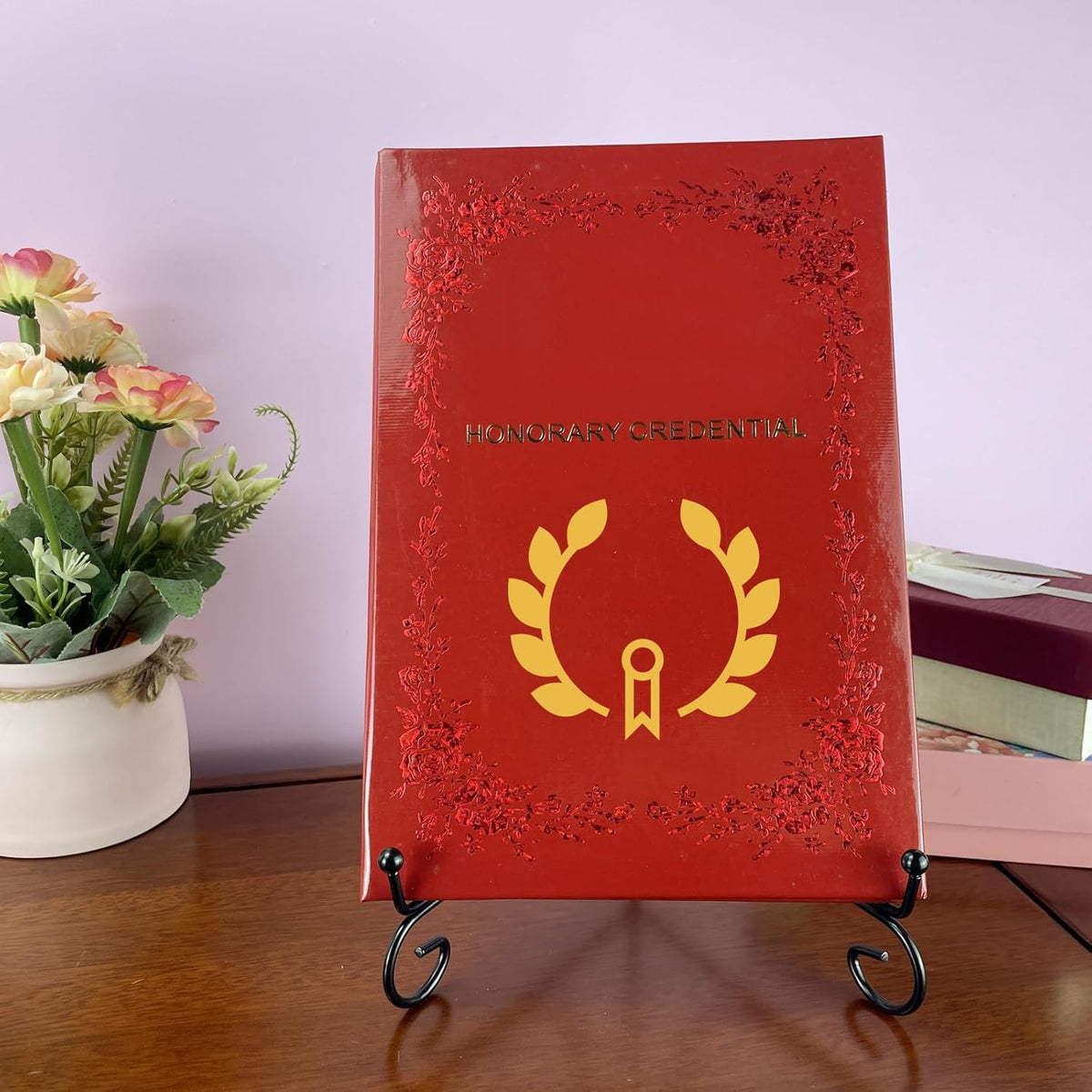 2PCS Premium Black Iron Plate Stands for Display 10 Inch, Decorative Solid Metal Plate Holders for