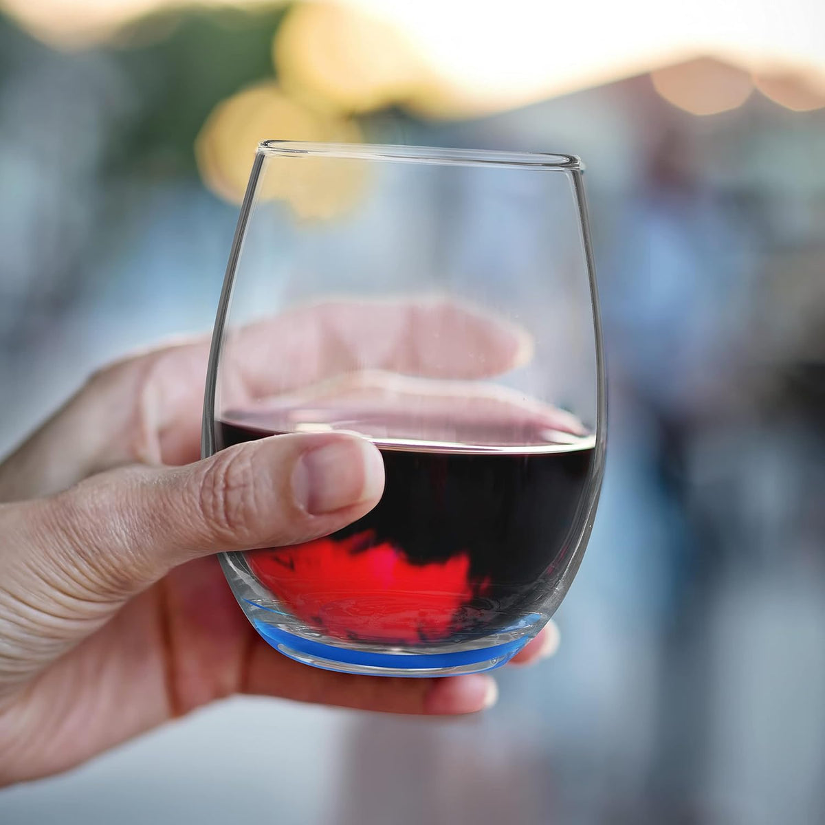 DISCOUNT PROMOS Stemless Wine Glasses by ARC 5.5 oz. Set of 12, Bulk Pack - Perfect for Hotel, Bar