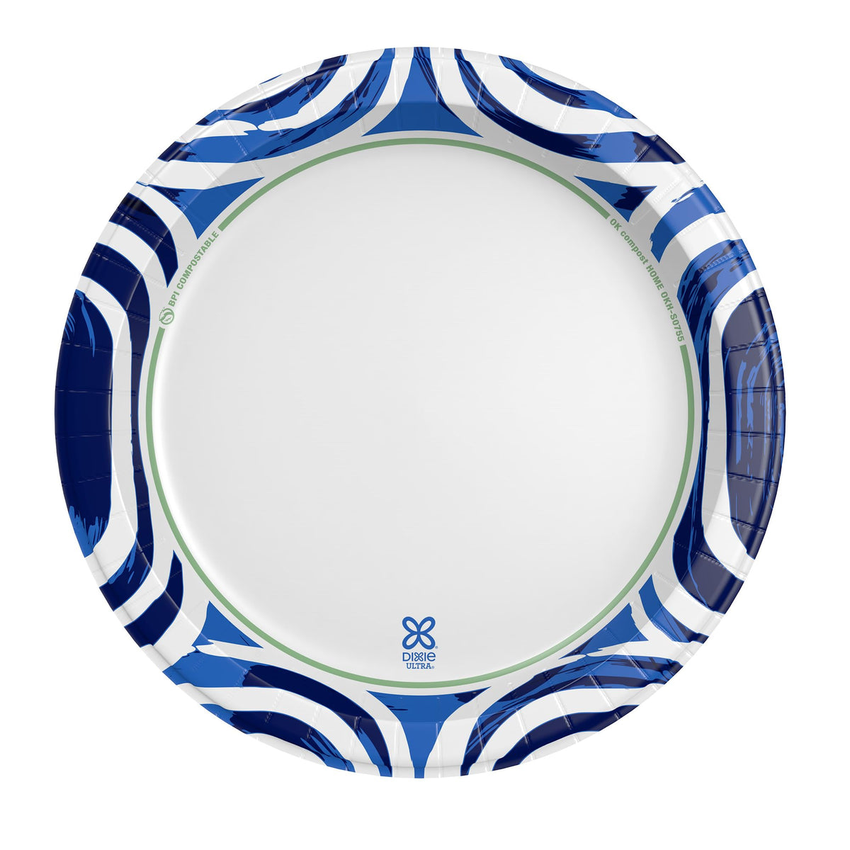 Dixie Ultra, Large Paper Plates, 10 Inch, 100 Count, 3X Stronger*, Heavy Duty, Microwave-Safe