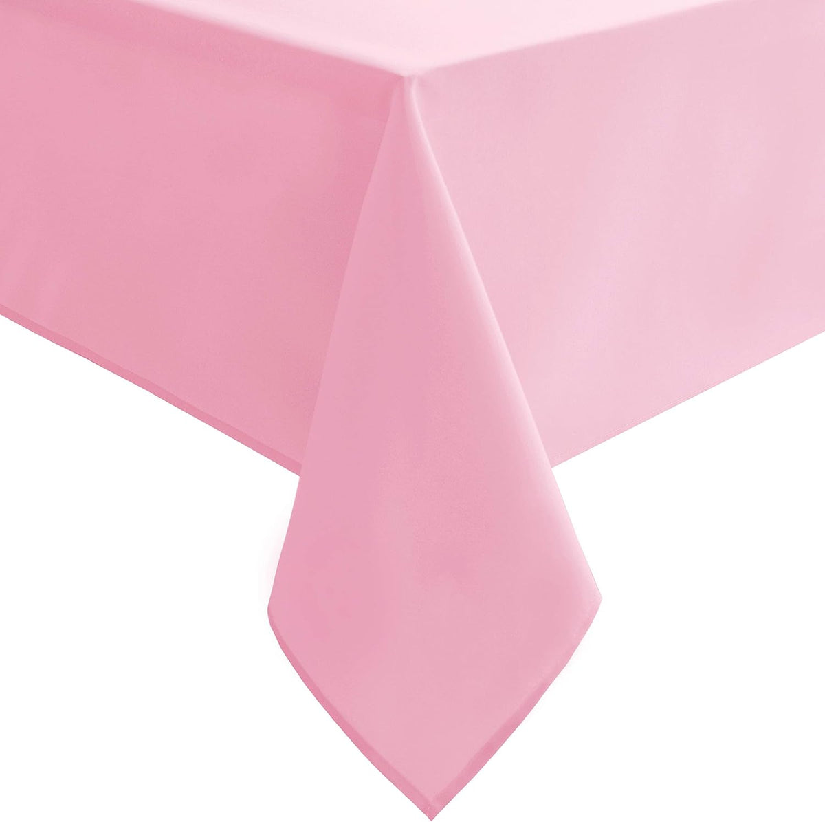 Hiasan Pink Tablecloth Rectangle - Waterproof Spillproof and Washable Oblong Table Cloth for Dining