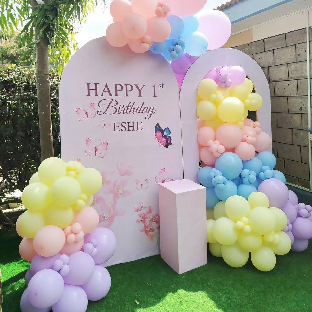110pcs Pastel Balloons 12 Inch Latex Balloon Arch Kit Assorted Colors for Birthday Baby Shower