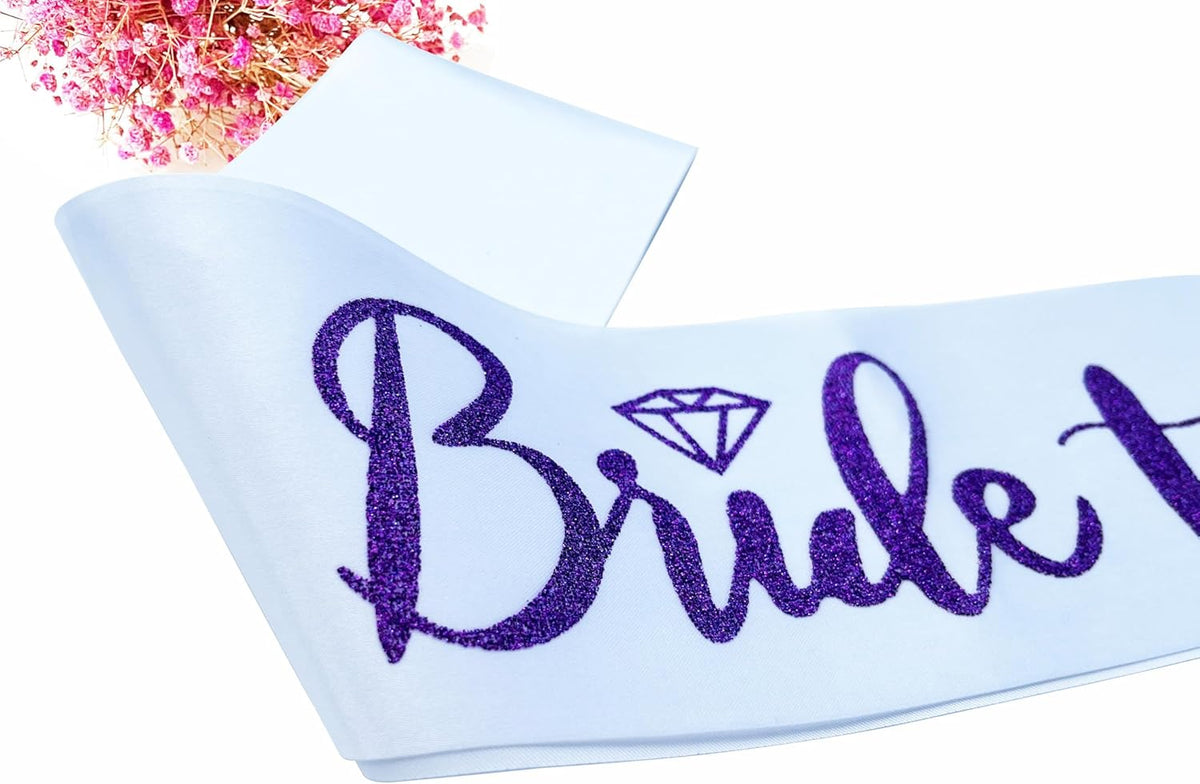 Bride to Be Sash, Bachelorette Party Sash for Bridal Shower Wedding Party Favors Accessories