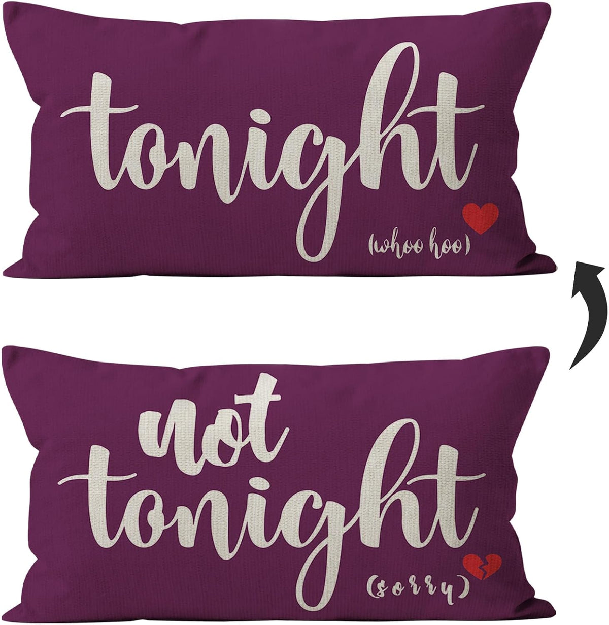 Mancheng-zi Bridal Gift,12x20 Pillow Cover,Bridal Shower Gifts,Funny Couples Reversible Linen