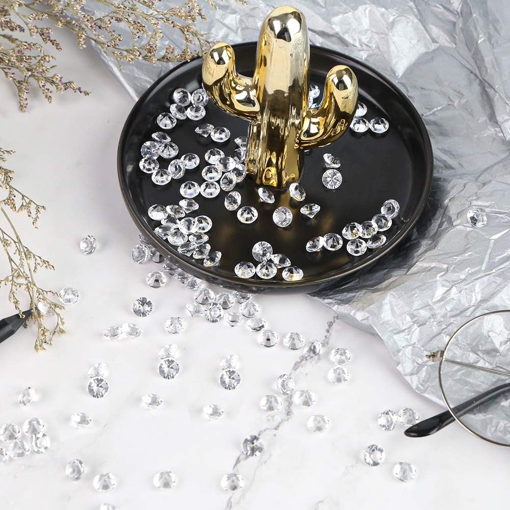FUTUREPLUSX Fake Diamonds, 2000 PCS Mini Loose Diamonds Fake Crystals Rhinestones for Vase Fillers