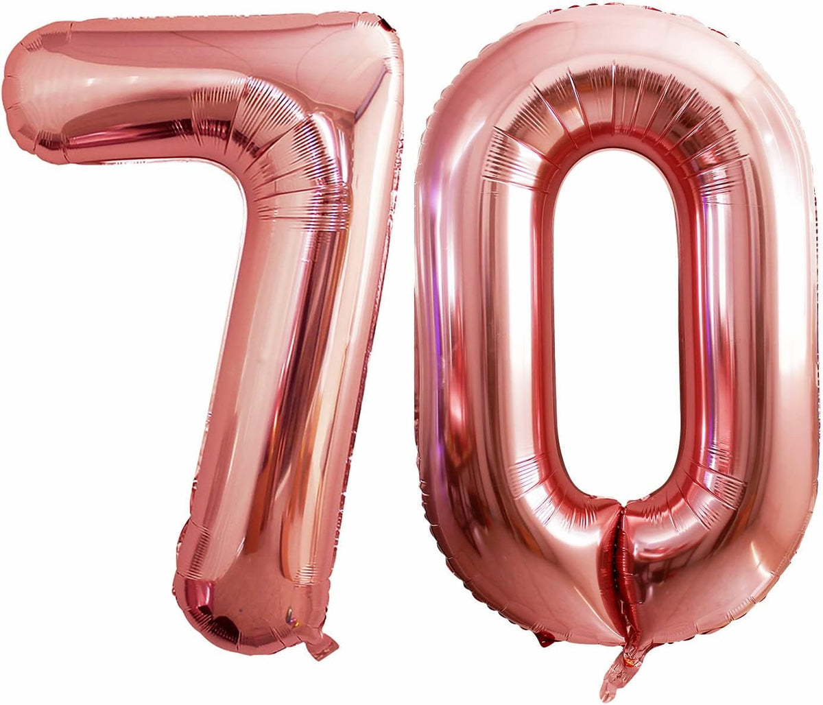 GOER Number 70 Balloons for 70th Birthday Party Decorations,42 Inch Jumbo Foil Helium Balloons for
