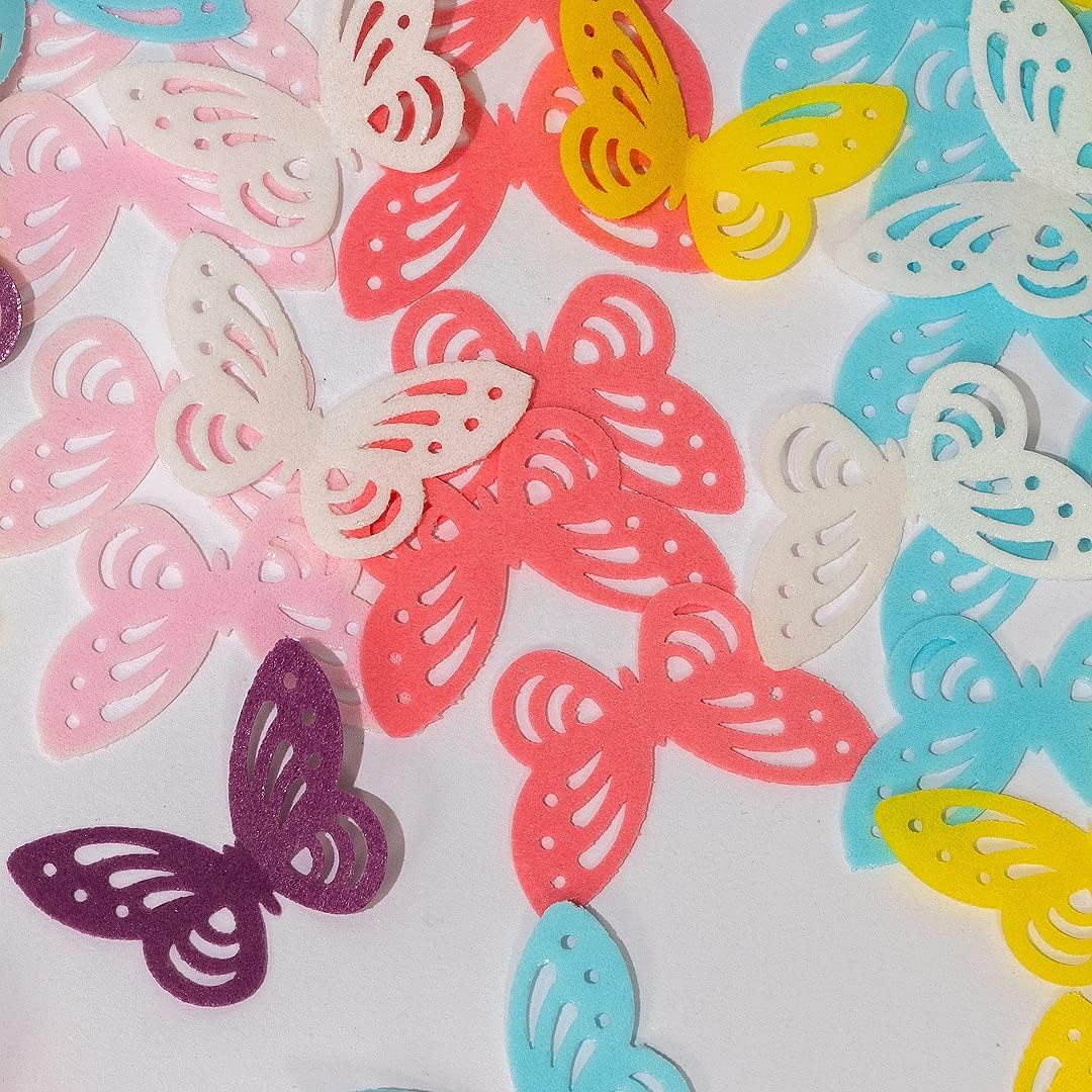 Edible Flowers Edible leaves &Edible butterflies Wafer Paper Cake Cupcake Toppers for Decorating