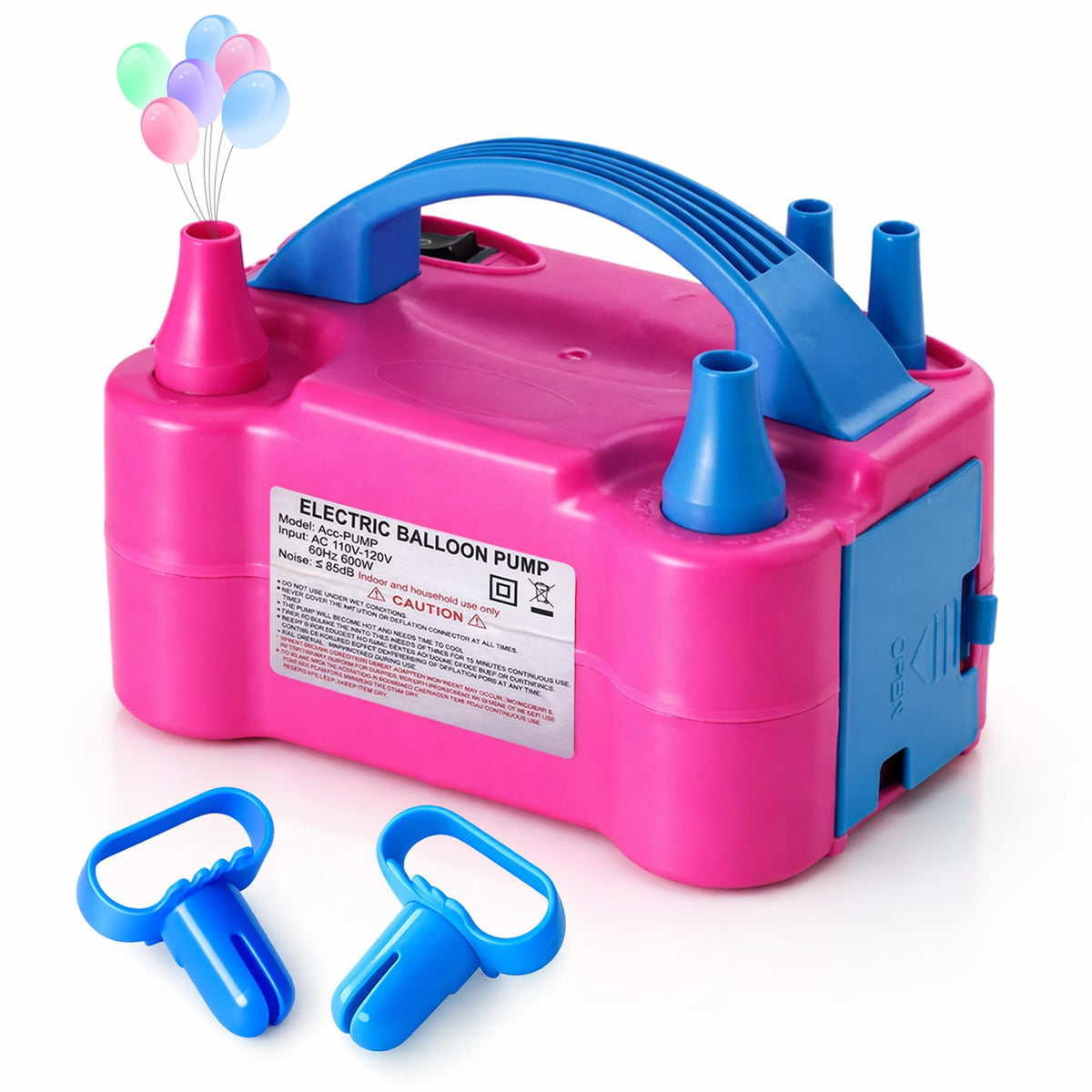 Acclsoop Balloon Pump Electric, Rose Red