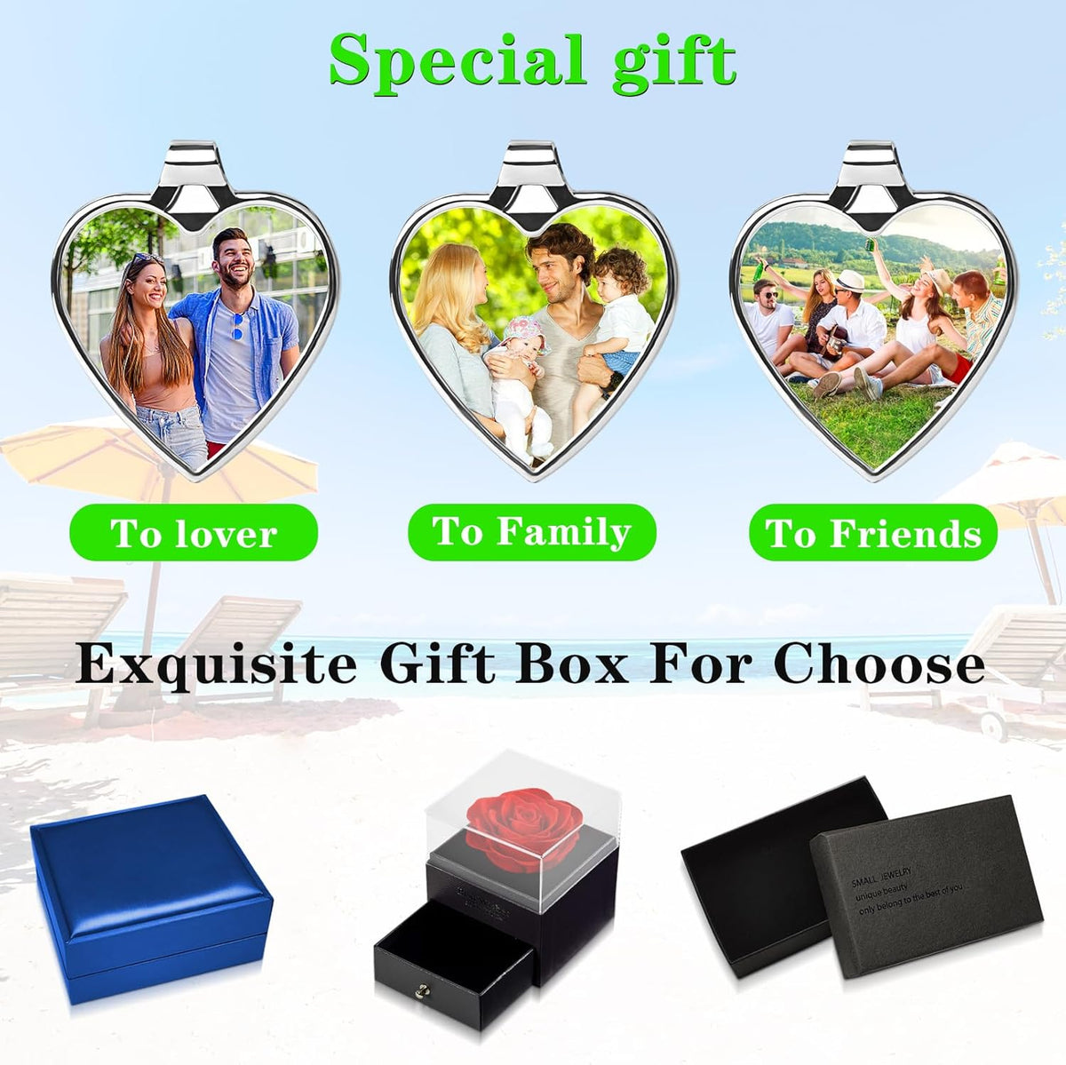 Double Side Custom Keychain with Picture Personalized Engraving Photo Text Customized Gifts for Men