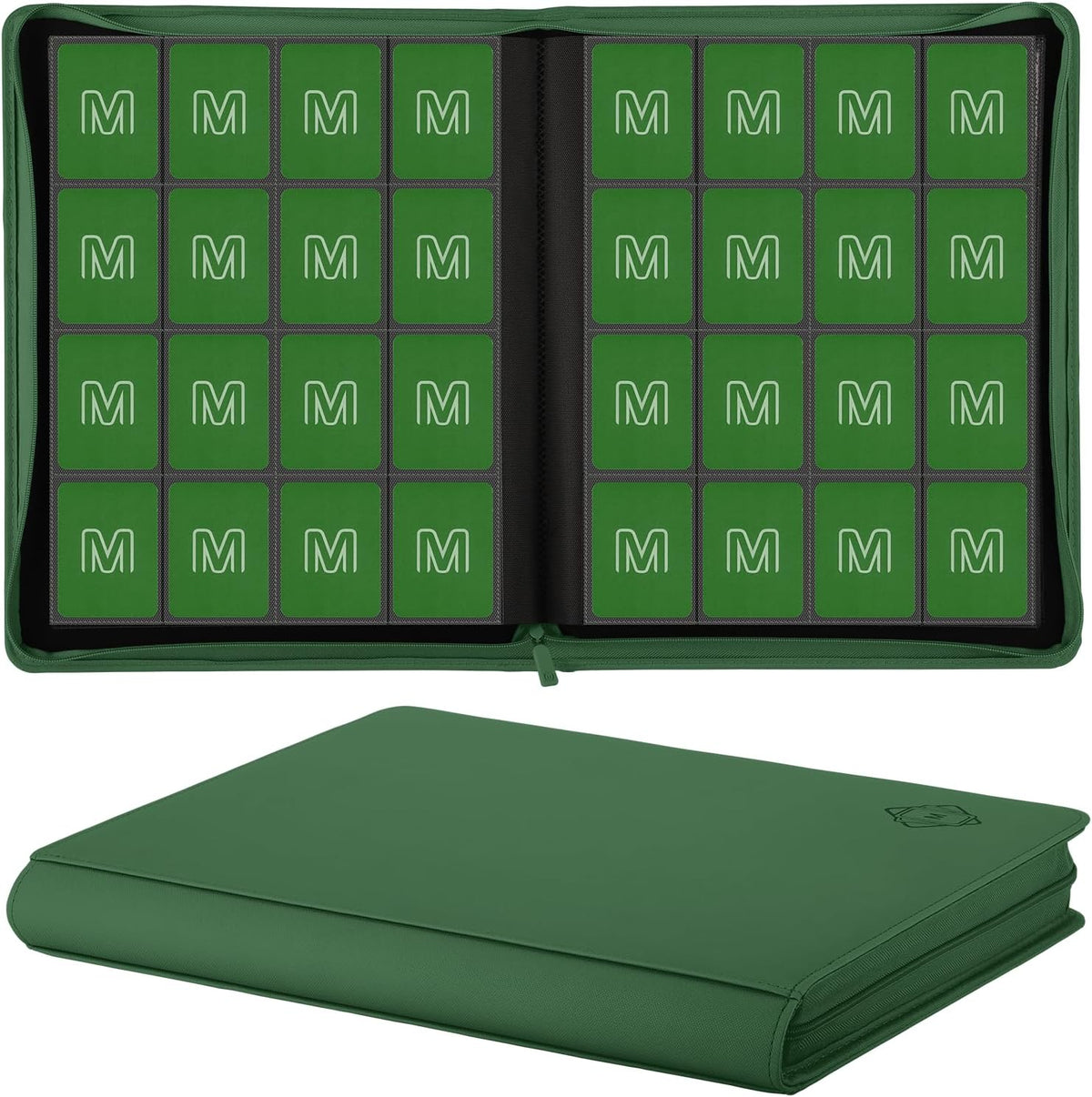 Premium Card Binder 16 Pocket,Trading Card Binder Holds up to 1000+Cards Sturdy Card Collection