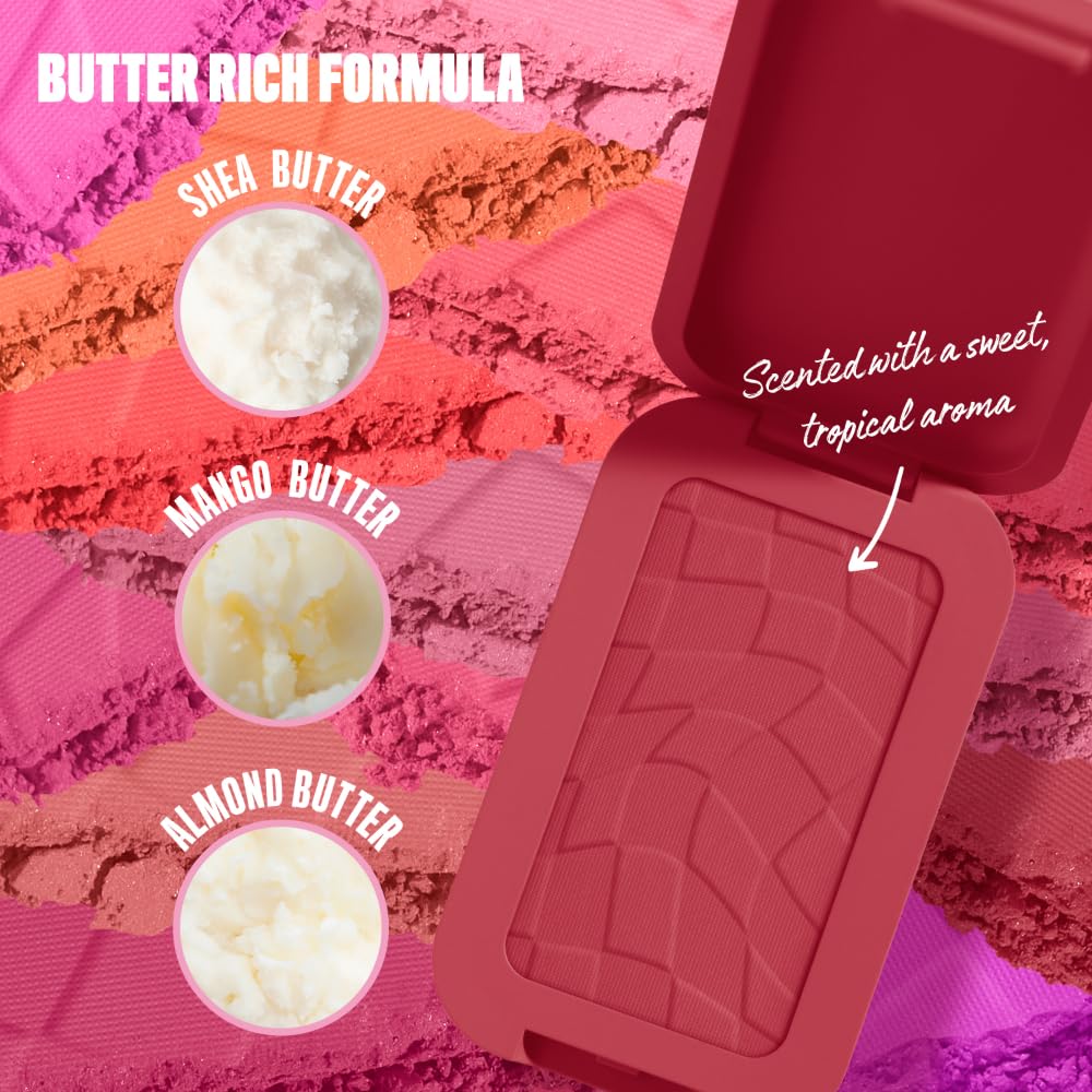 NYX PROFESSIONAL MAKEUP Buttermelt Powder Blush, Fade and Transfer-Resistant Blush, Up to 12HR Make