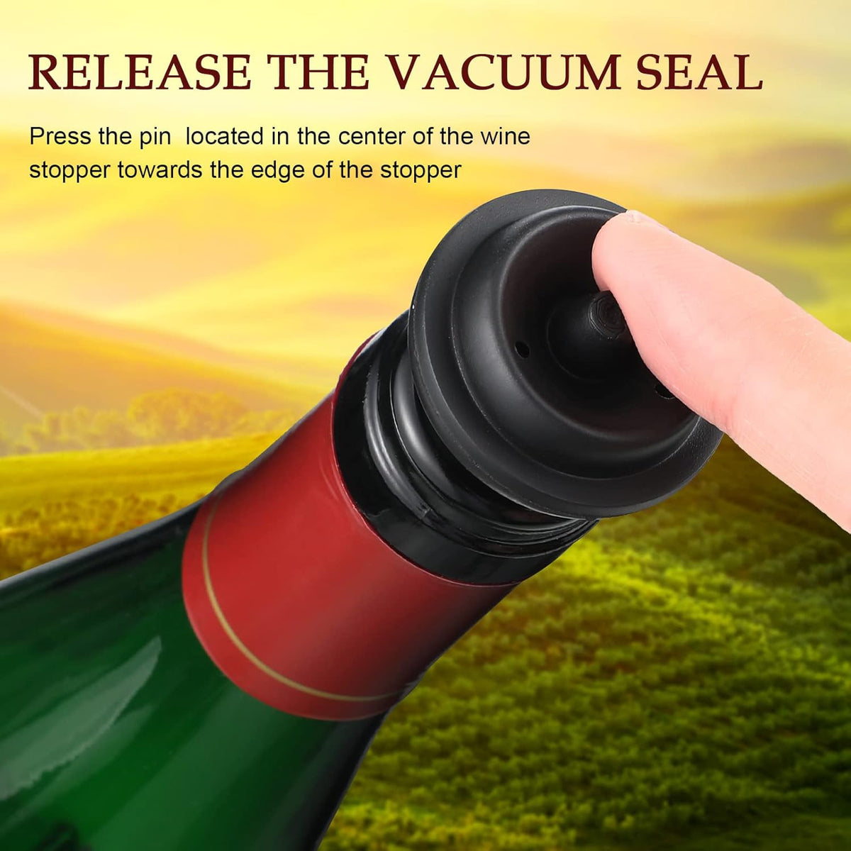 18 Pieces Wine Saver Pump with Vacuum Reusable Preserver Practical Wine Keeper Bottle Sealer Keep