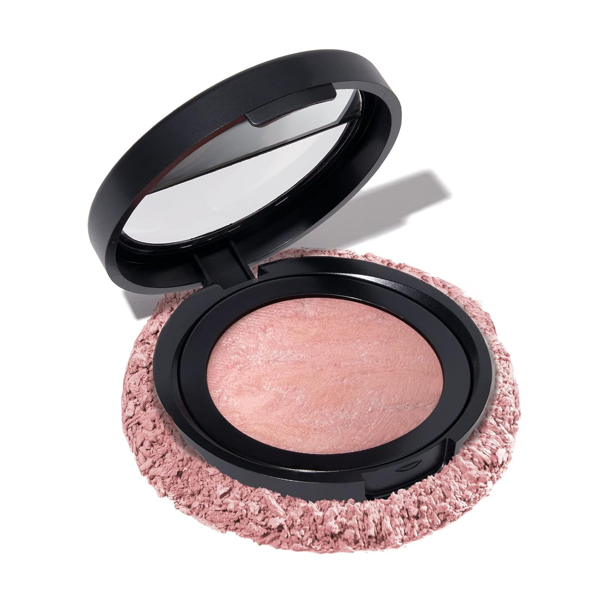 LAURA GELLER NEW YORK Baked Blush-n-Brighten Marbleized Blush for Cheeks - Ethereal Rose - Natural