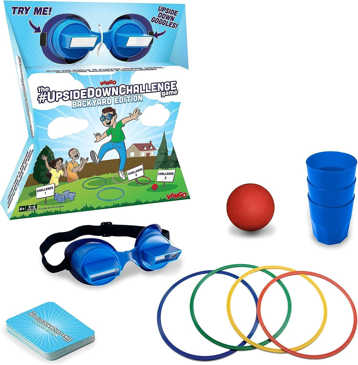 Vango The UpsideDownChallenge Game Backyard Edition for Kids & Family - Complete Fun Outdoor