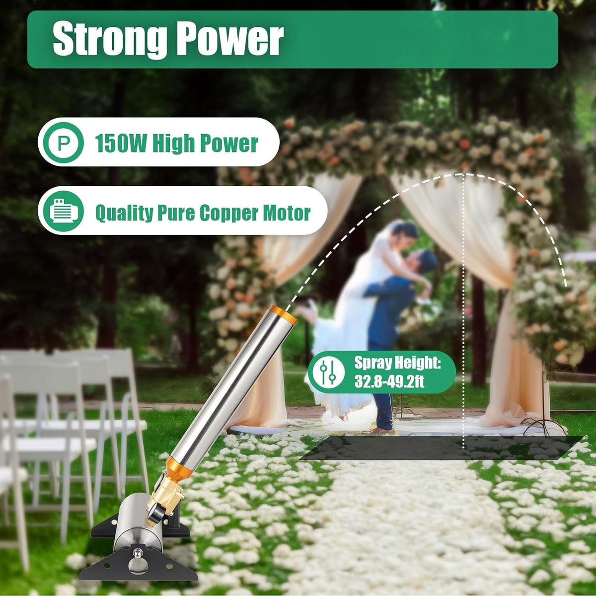 2PCS Confetti Cannon Machine Remote Control Confetti Launcher Machine Cannon Wireless Party Wedding