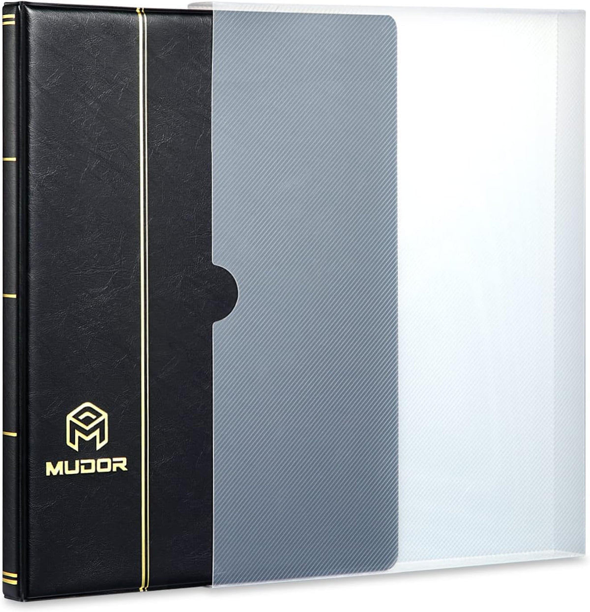 MUDOR Stamp Albums for Collectors, 1 Pockets Stamp Book for Collectors, 10 Sheets Stamp Stockbook