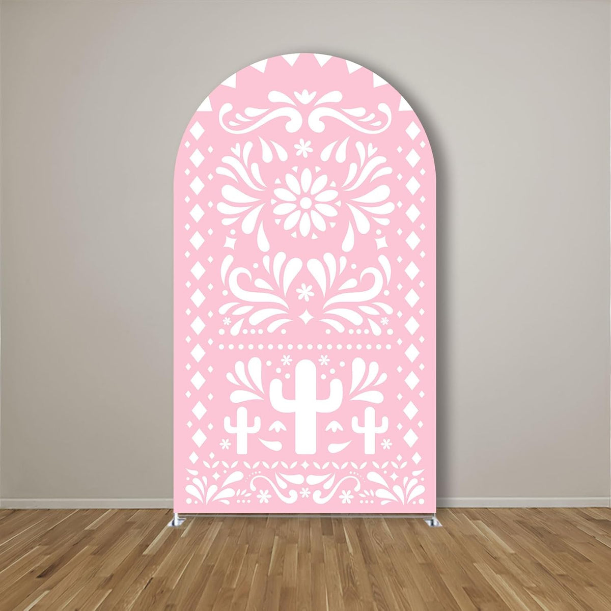 Arch Backdrop Cover Pink Mexican Fiesta Party Decorations Arch Stand Spandex Cover Girls Bloom