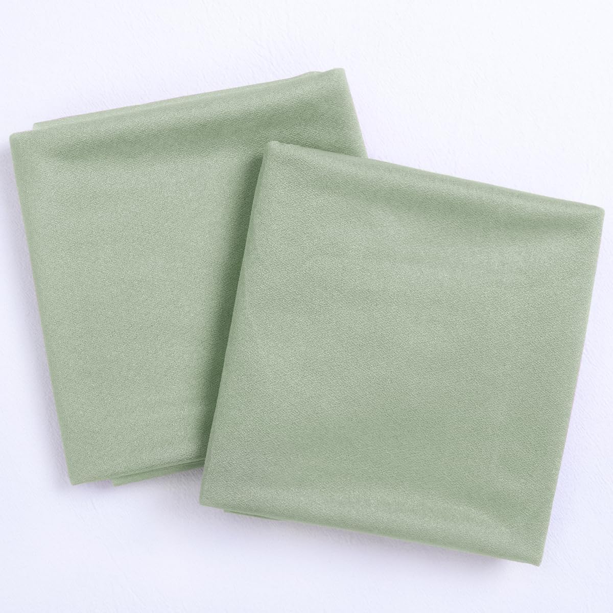 Socomi Sage Green Sheer Wedding Arch Draping Fabric 29" x 20Ft 1 Panel Outdoor Curtain Drapes Extra