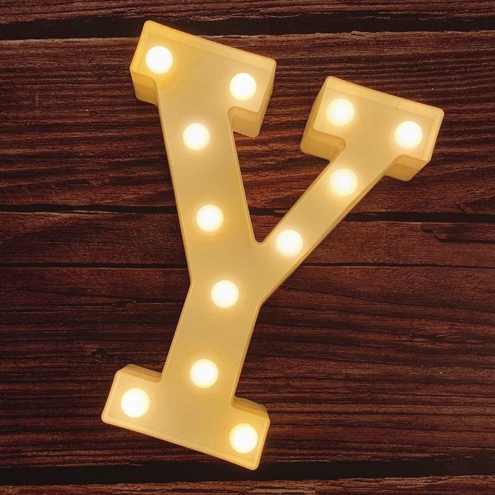 MUMUXI Marquee Light Up Letters | Large Light Up Numbers | Battery Powered and Bright with Every