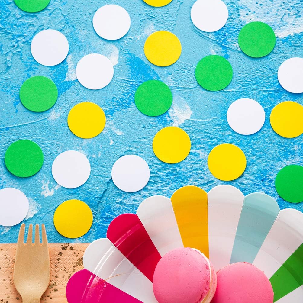 Glitter Confetti Circle Dots for Table Wedding Birthday Party Decoration, 1.2 inch in Diameter