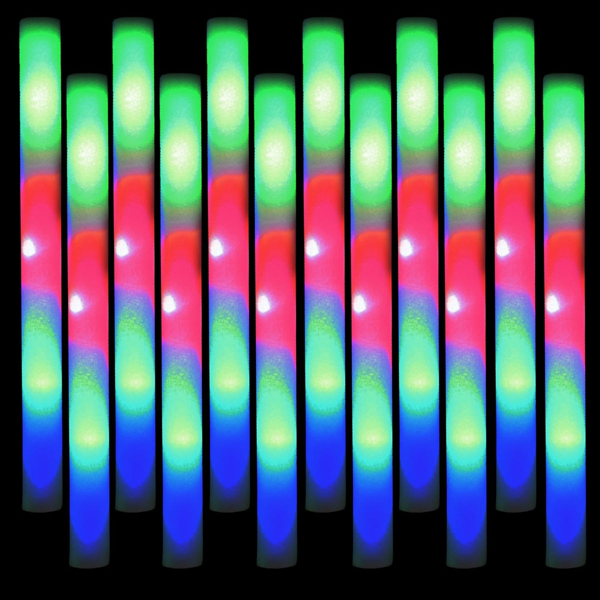 150 LED Party Foam Light Sticks Batons Wand for Wedding, Parties, Birthdays, Guests, Party, DJ