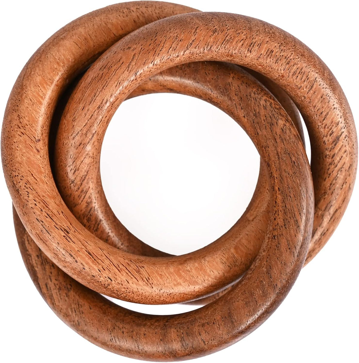 Three Ring Napkin Rings Set of 8, Decorative Handcuff Serviette Ring, Napkin Holders Bulk for Party