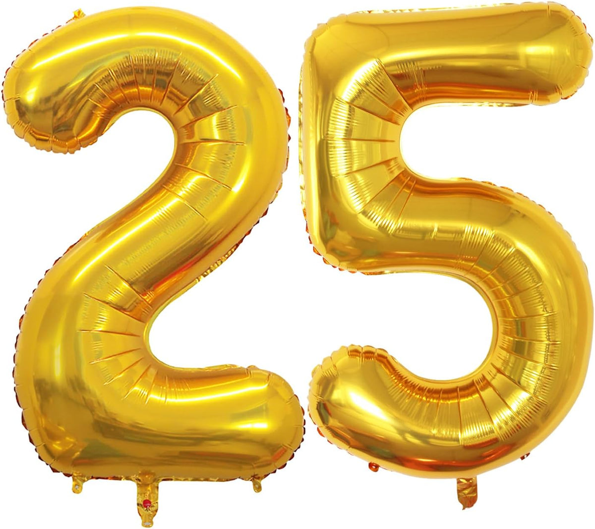 GOER Number 25 Balloons for 25th Birthday Party Decorations,42 Inch Jumbo Foil Helium 52 Balloons