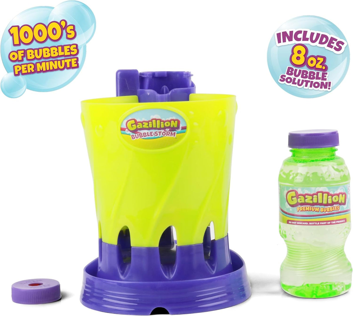 Gazillion Bubble Storm Bubble Making Machine - Portable Bubble Maker - Instant Bubble Creation