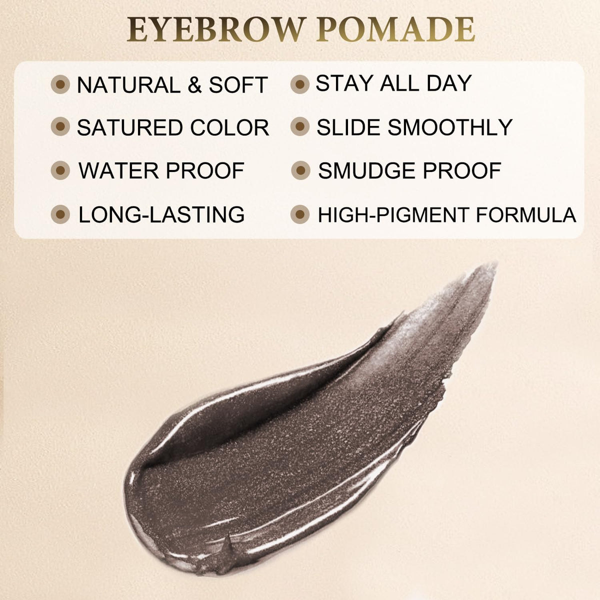 Eyebrow Pencil Makeup Kit, with Waterproof 2-IN-1 Microblading Eyebrow Pen, Eyebrow Pomade