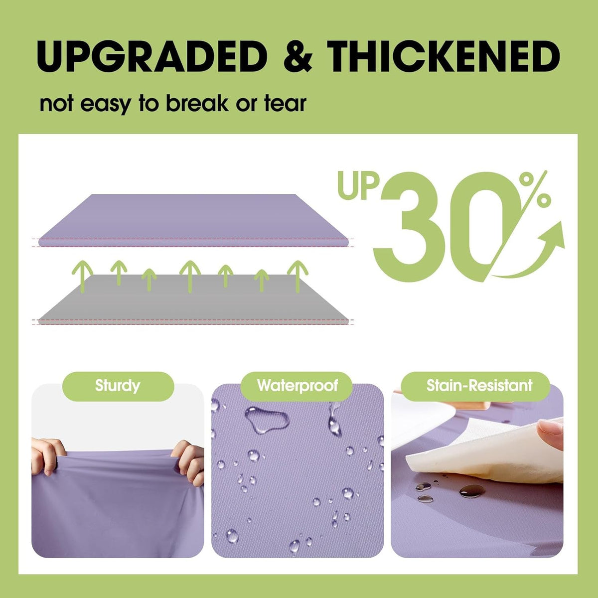 Pureegg Plastic Table Cloth Disposable 10 Pack, 84'' Round Table Cloths, Easter Party, Decorative