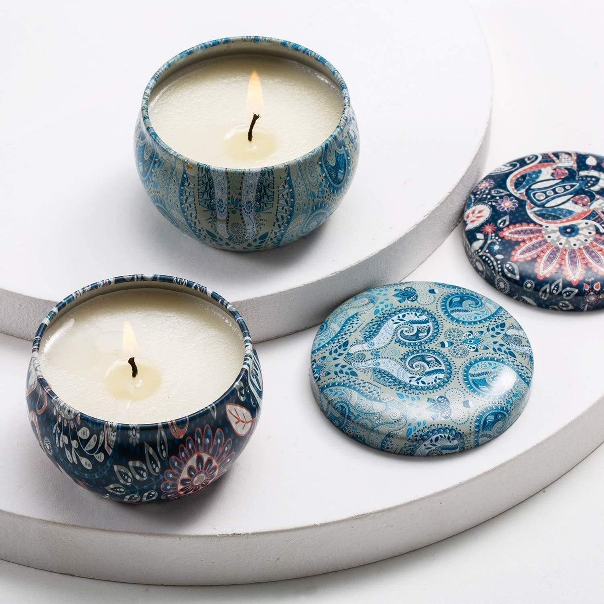 16 Pack Scented Candles Gift Set for Woman, Jar Candle, 2.5 oz Soy Wax Tin Candle-Ideal Gift for